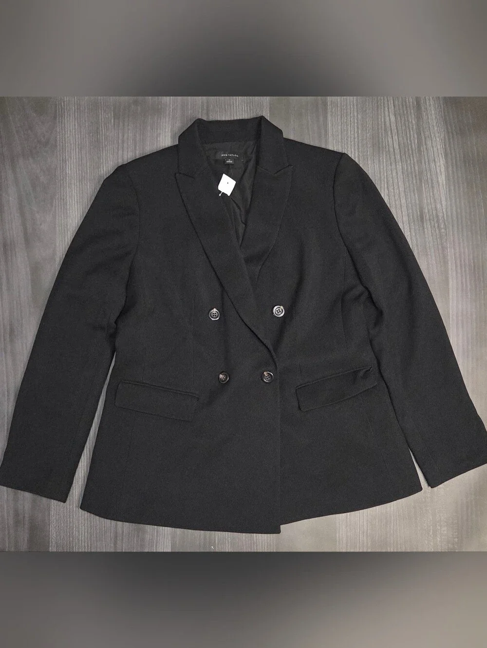 Ann Taylor Black Jacket Womens 12 Blazer NWT